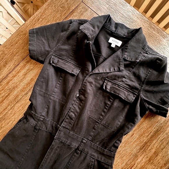 Pistola Black Utility Jumpsuit - Picture 3 of 15